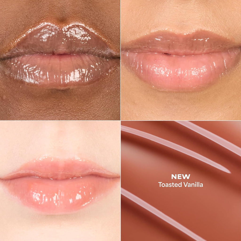 Pro-Collagen Peptide Gloss Lip Balm, Hydrates & Smooths Lips, Sheer & Glossy Finish for Fuller Lips, Sheer Tint