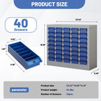 40 Drawer Parts Storage Cabinet for Screws and Hardware Organization