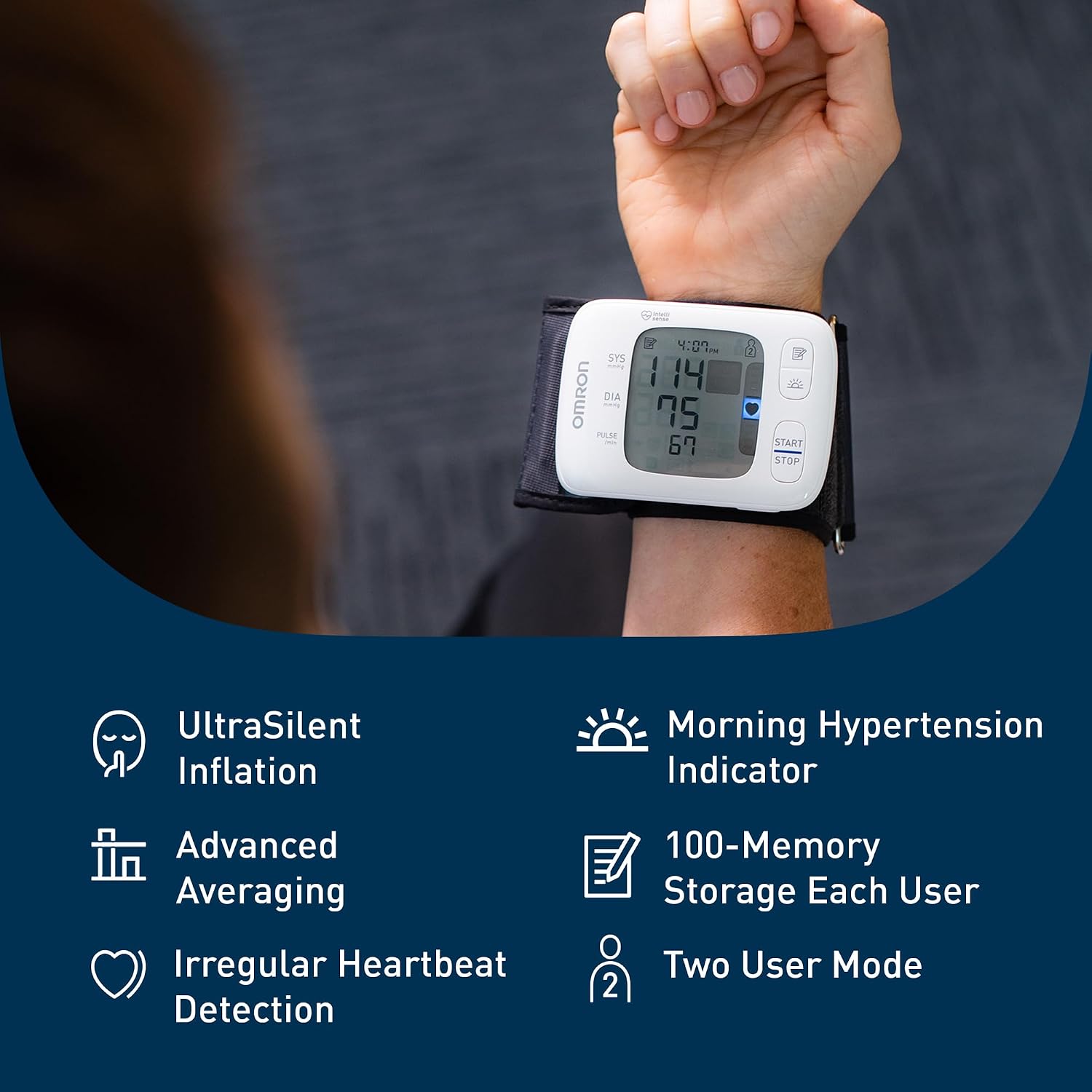 Gold Wireless Wrist Blood Pressure Monitor for Home Use - #1 Doctor & Pharmacist Recommended Brand - Clinically