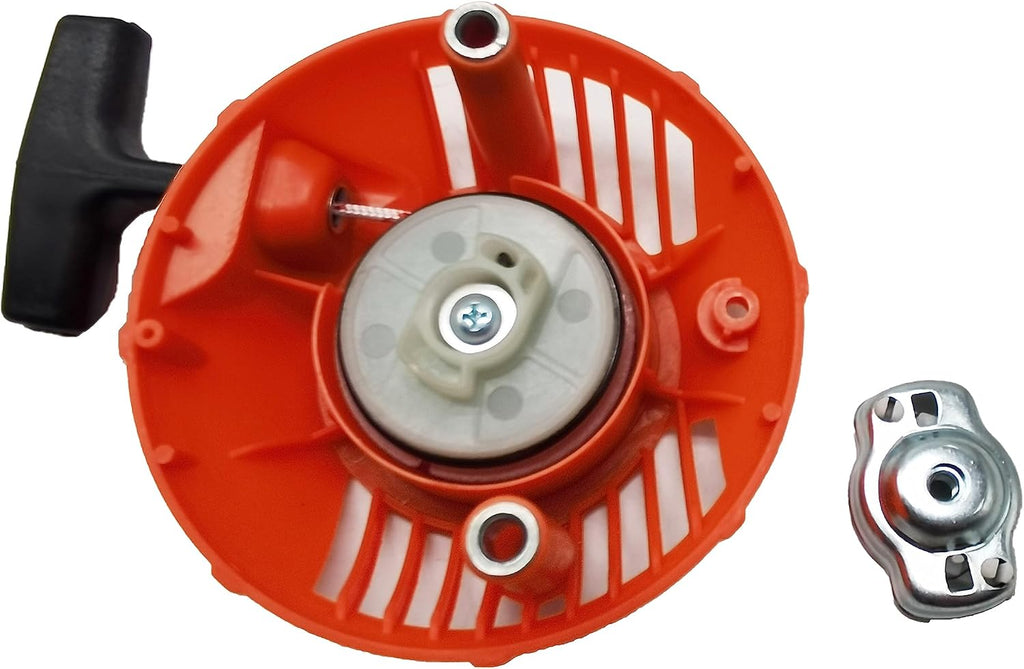 576368301 Recoil Starter Assembly with 503873305 Pawl Bridge for Husqvarna 124L 125L 125LD 125E 128C 128CD 128L 128LD 128LDX 128R 128RJ 128DJX Trimmers