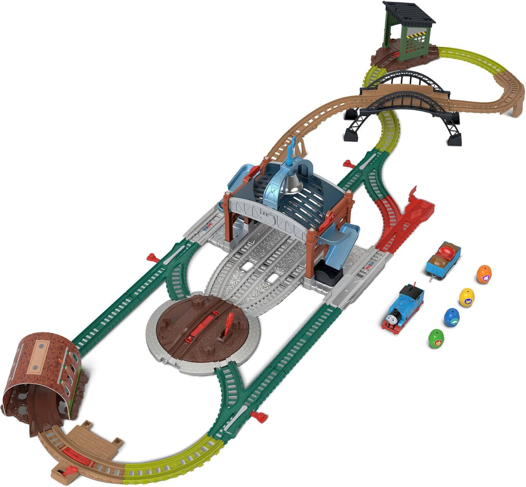 Thomas & Friends Load & Launch Barrel Delivery Set by Fisher-Price | Includes Battery-Powered, Motorized Thomas