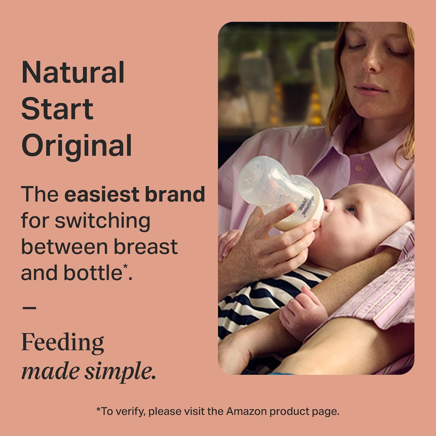 Natural Start Anti-Colic 9 oz BPA Free Baby Bottles, 0+ Months, Slow Flow Breast-Like Nipple, Self Sterilizing