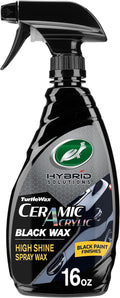 Hybrid Solutions Ceramic Black Car Wax Spray, 16 oz. (Pack of 1) | Restores Appearance of Black Car Paint, Acrylic UV