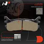 A-Premium Rear Ceramic Brake Pads Compatible with Ford & Mazda