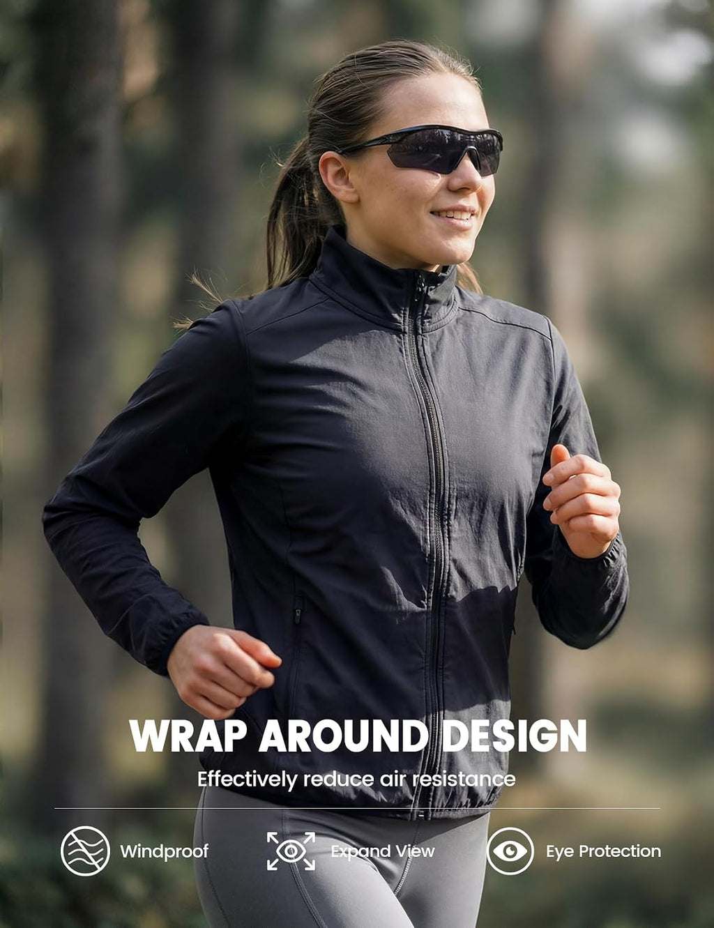 22g Polarized Sports Sunglasses - UV400 Protection Men Women Sun Glasses for Driving Running Cycling Baseball Golf