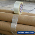 Filament Strapping Tape 1" x 60Yd 10 Rolls Fiberglass Reinforced