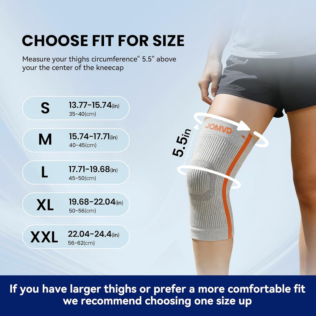 Compression Knee Brace for Arthritis Pain, Meniscus Tear, Swelling