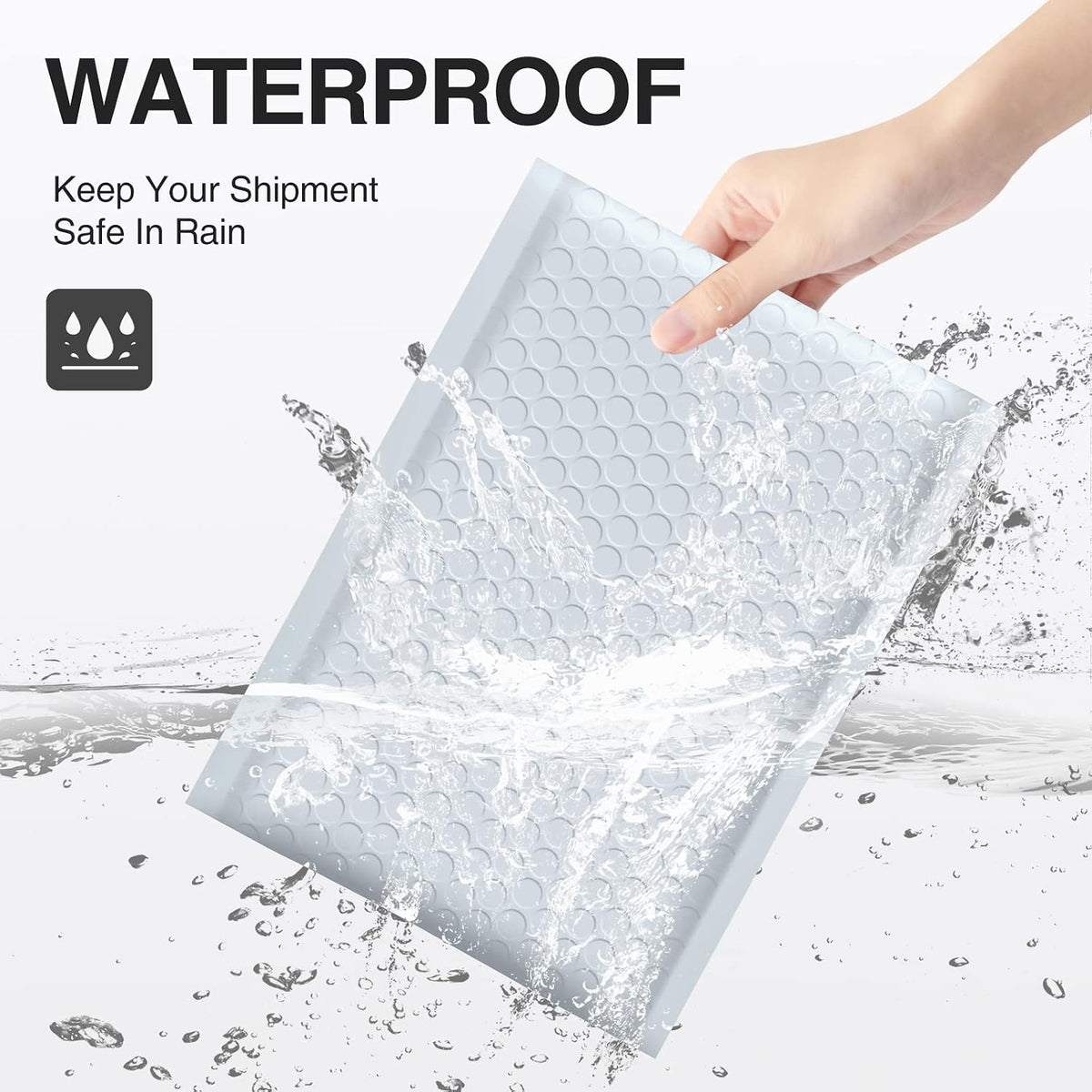 Bubble Mailers 6x10" White Usable Size 6x9" Padded Envelopes 25 Pack