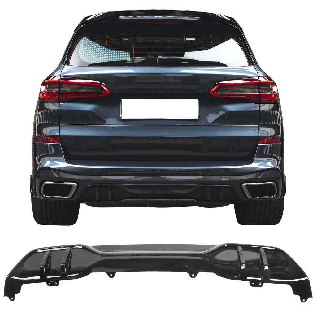 Fit 2019-2026 BMW G05 X5 M Sport Rear Bumper Lip Diffuser