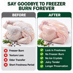 18"x32" Extra Large Turkey Shrink Bag for Freezer, 4.3 Mil, 15pcs