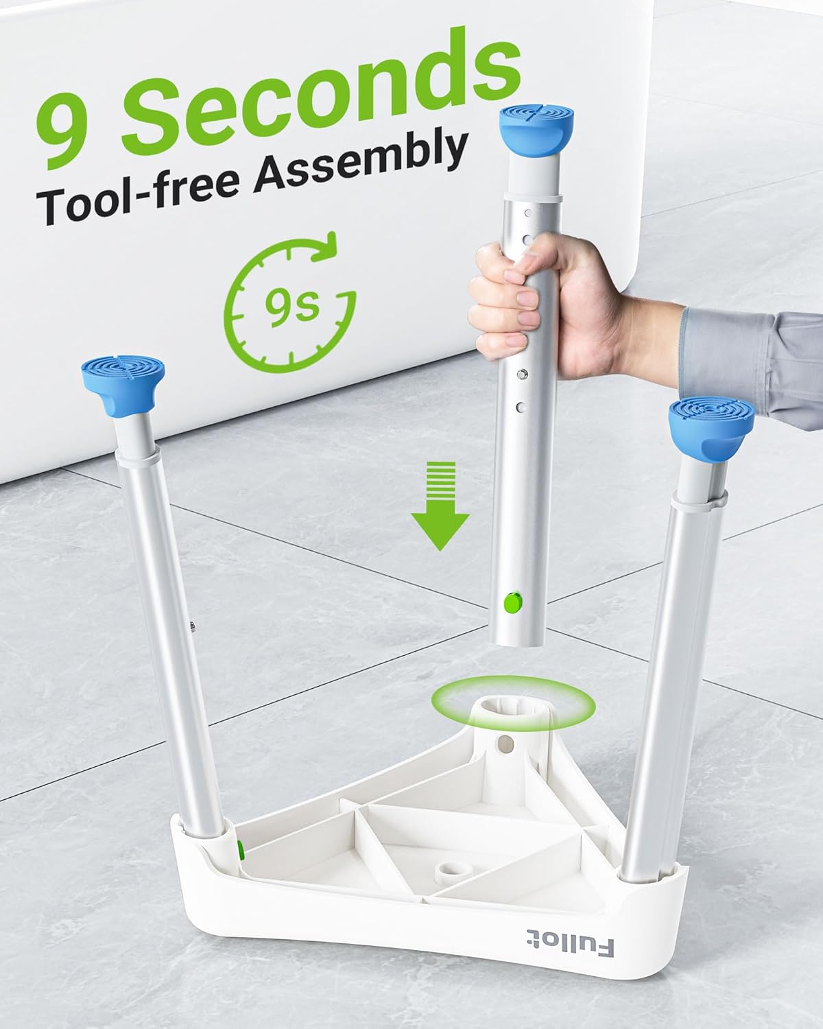 Space-Saving Triangular Shower Chair for Inside Shower, FSA/HSA Eligible 400 lbs Adjustable Shower Stool for Elderly