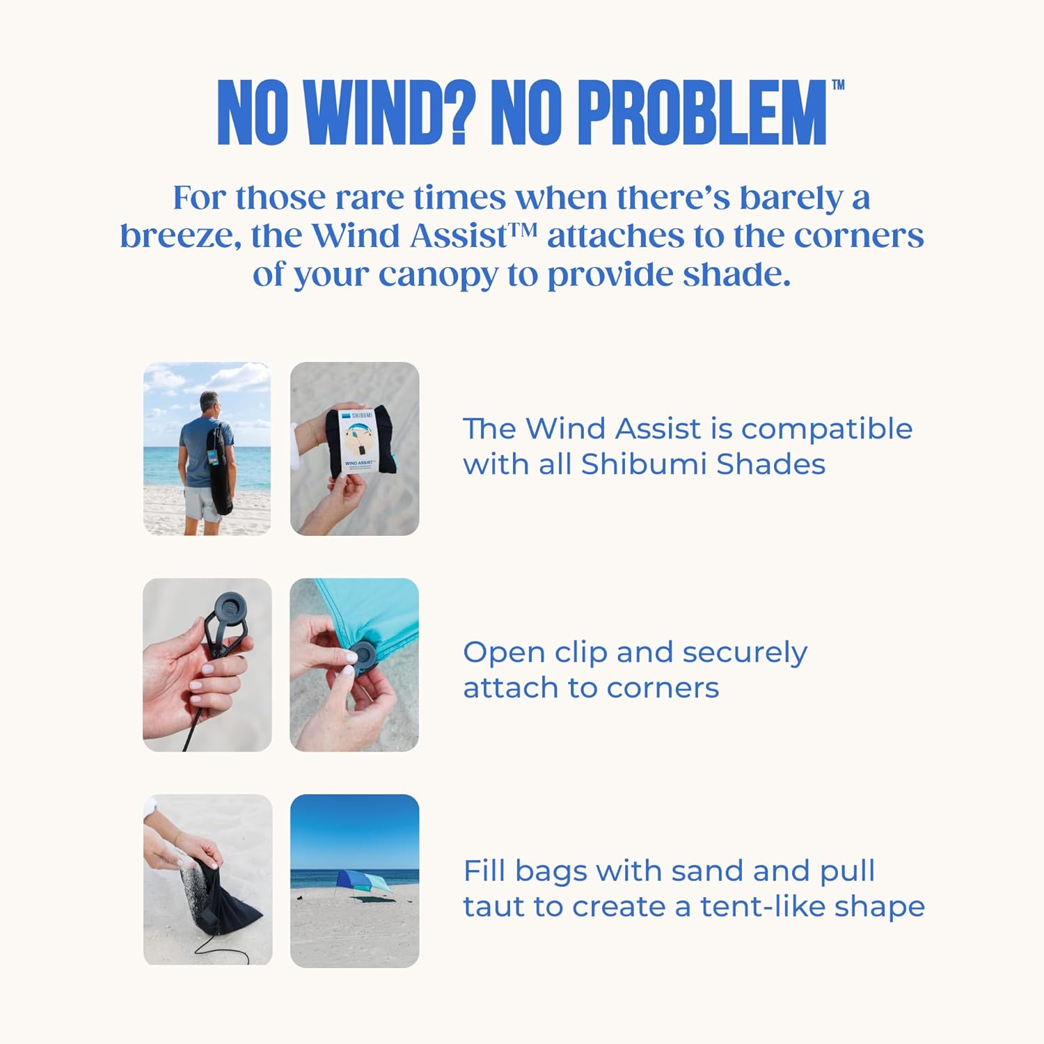 Quiet Canopy Version | Beach Tent | Sets Up in 3 Mins | 150 Sq. Ft. of Shade for up to 8 People | Includes Wind