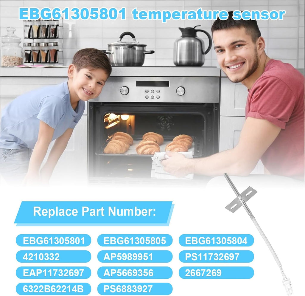 EBG61305801 Oven Range Temperature Sensor Probe Compatible with LG