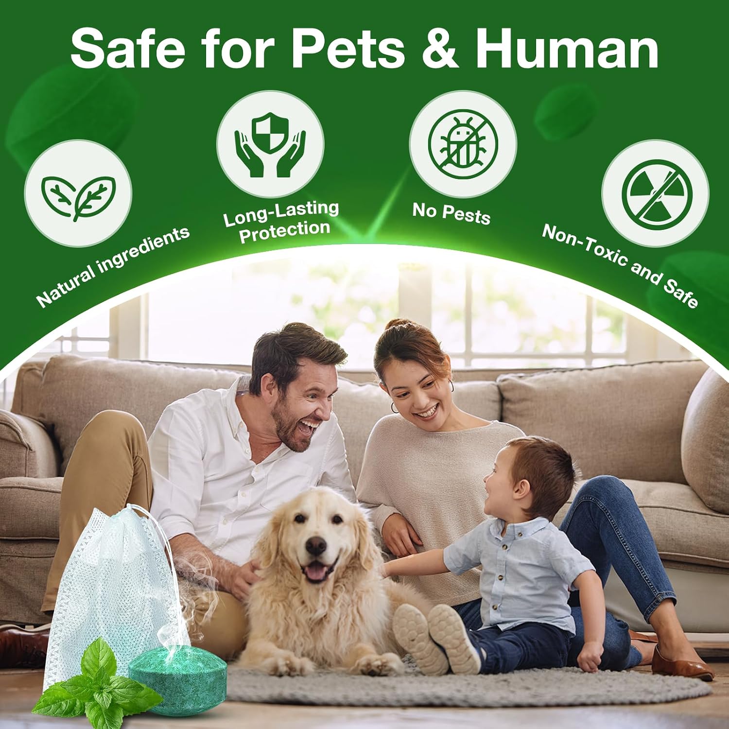 Mouse Rodent Repellent, 25 Pack Peppermint Oil Mouse Traps