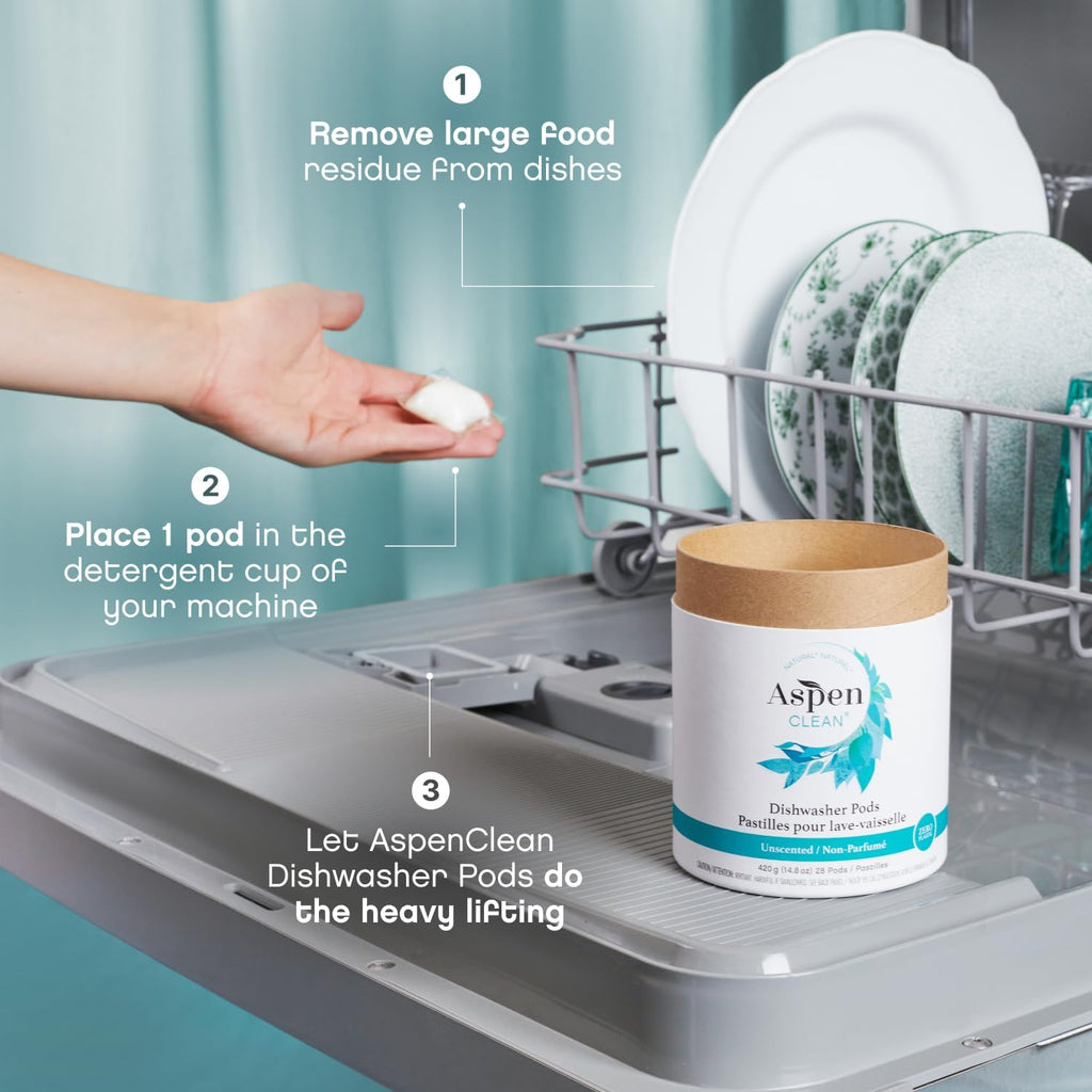 Dishwasher Detergent Pods | Unscented | 28 Count