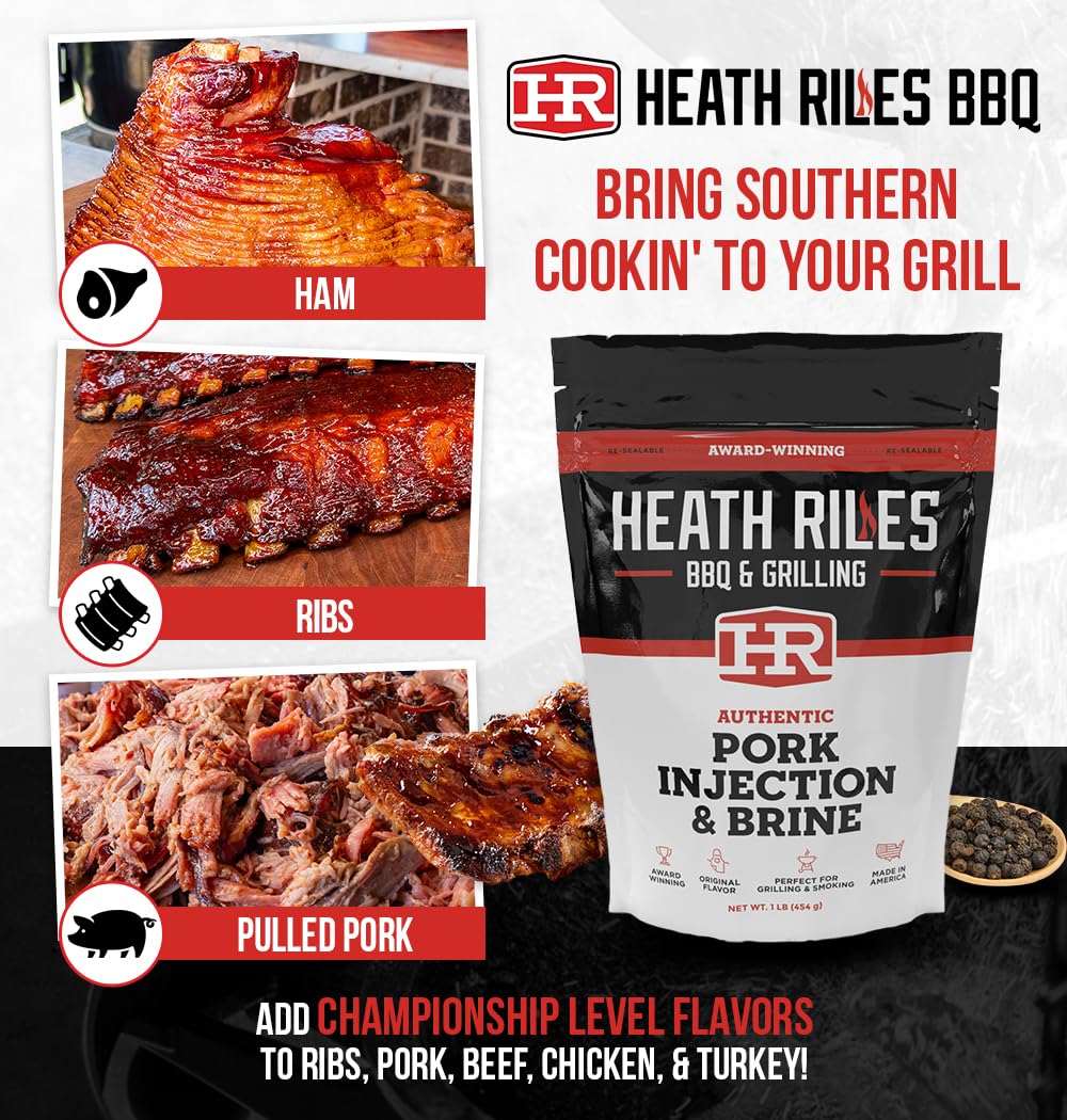Pork Injection & Brine, Heath Riles Meat Injector