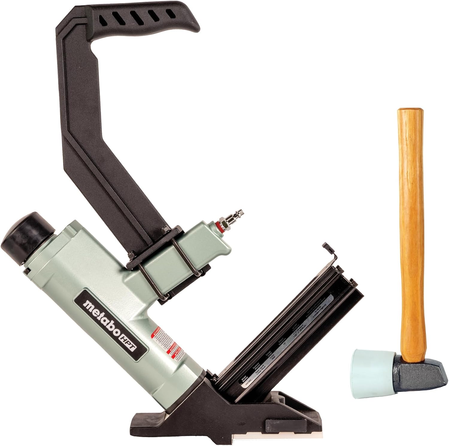 2-in-1 Flooring Nailer & Stapler, Accepts 16-Gauge L-Shaped Cleat Nails &15.5-Gauge 1/2-Inch Crown Flooring Staples