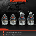 A-Premium Front Upper & Lower Ball Joint Kit, Compatible with Ford