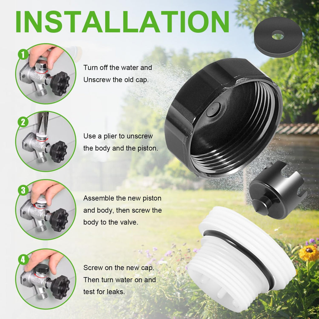 Replaces for VACVBKX1B Vacuum Breaker Replacement Kit for Traditional Anti-Siphon Frost-Free Sillcock Valves (1 Pack)