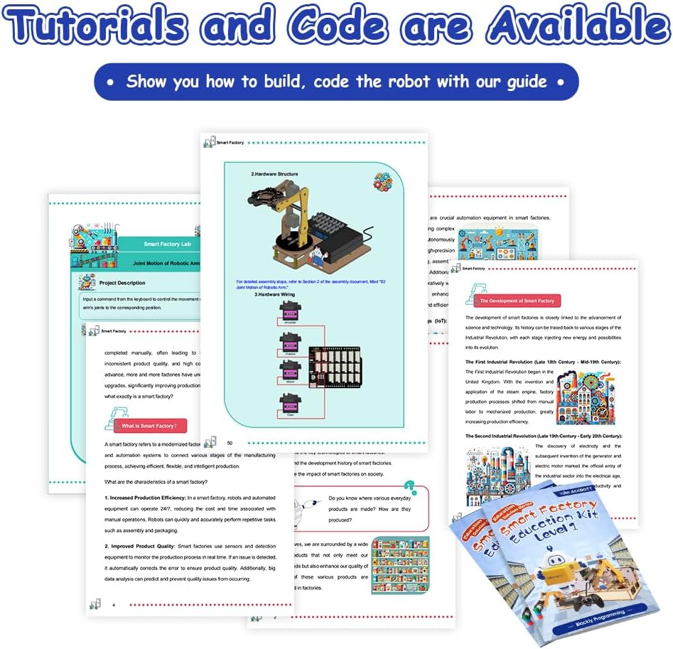3-in-1 ESP32 IoT Control Smart Factory Starter Kit, Electronics Programming Kit Compatible with Arduino Scratch
