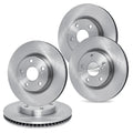 R1 Concepts Front and Rear Brake Rotors Fits 2003-2006 BMW Z4