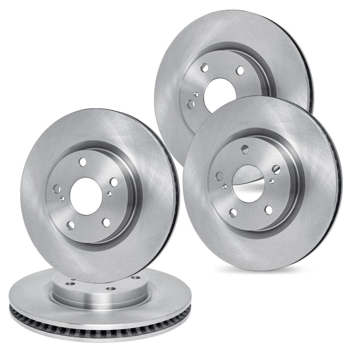 R1 Concepts Front and Rear Brake Rotors Fits 2003-2006 BMW Z4
