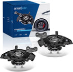 Detroit Axle - FWD Front Knuckle Hub Assemblies for 04-10 Toyota Sienna