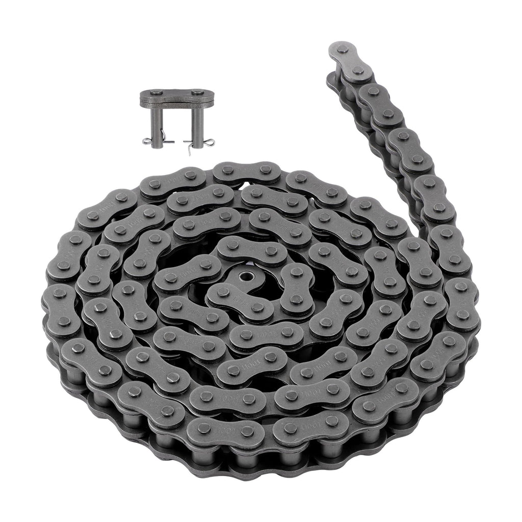 LiGuVCY 100H 10 Feet Heavy Duty Roller Chain with Connecting Link