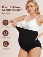 Maternity Underwear for Women, Seamless Pregnancy Underwear Over Bump
