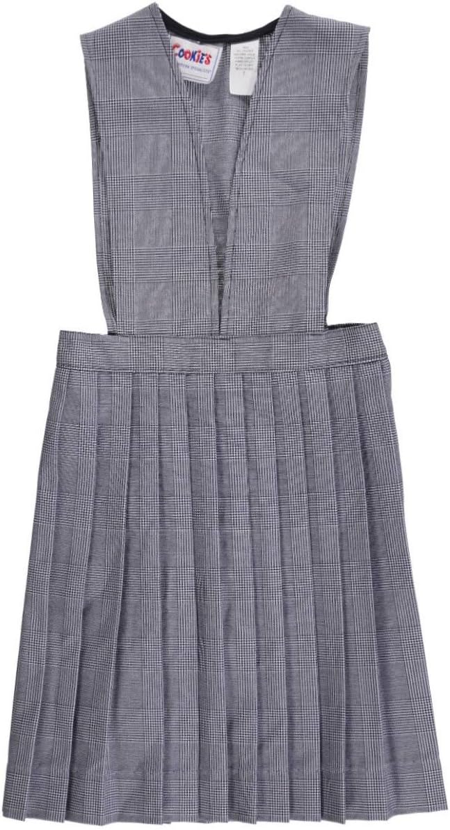 Cookie's Big Girls' Crystal Jumper (Sizes 7-20) - White/Navy *Plaid #38*, 8