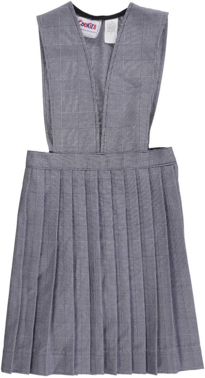 Cookie's Big Girls' Crystal Jumper (Sizes 7-20) - White/Navy *Plaid #38*, 8