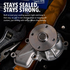 JC Whitney Engine Water Pump with Gasket