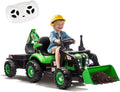 24V Ride on Excavator with 4-in-1 Construction Attachments (Excavator, Dump Truck & Bulldozer), Ride on Tractor