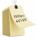 Manila Shipping Tags, Manila Wire Tags 4 3/4"x2 3/8", Case of 1000