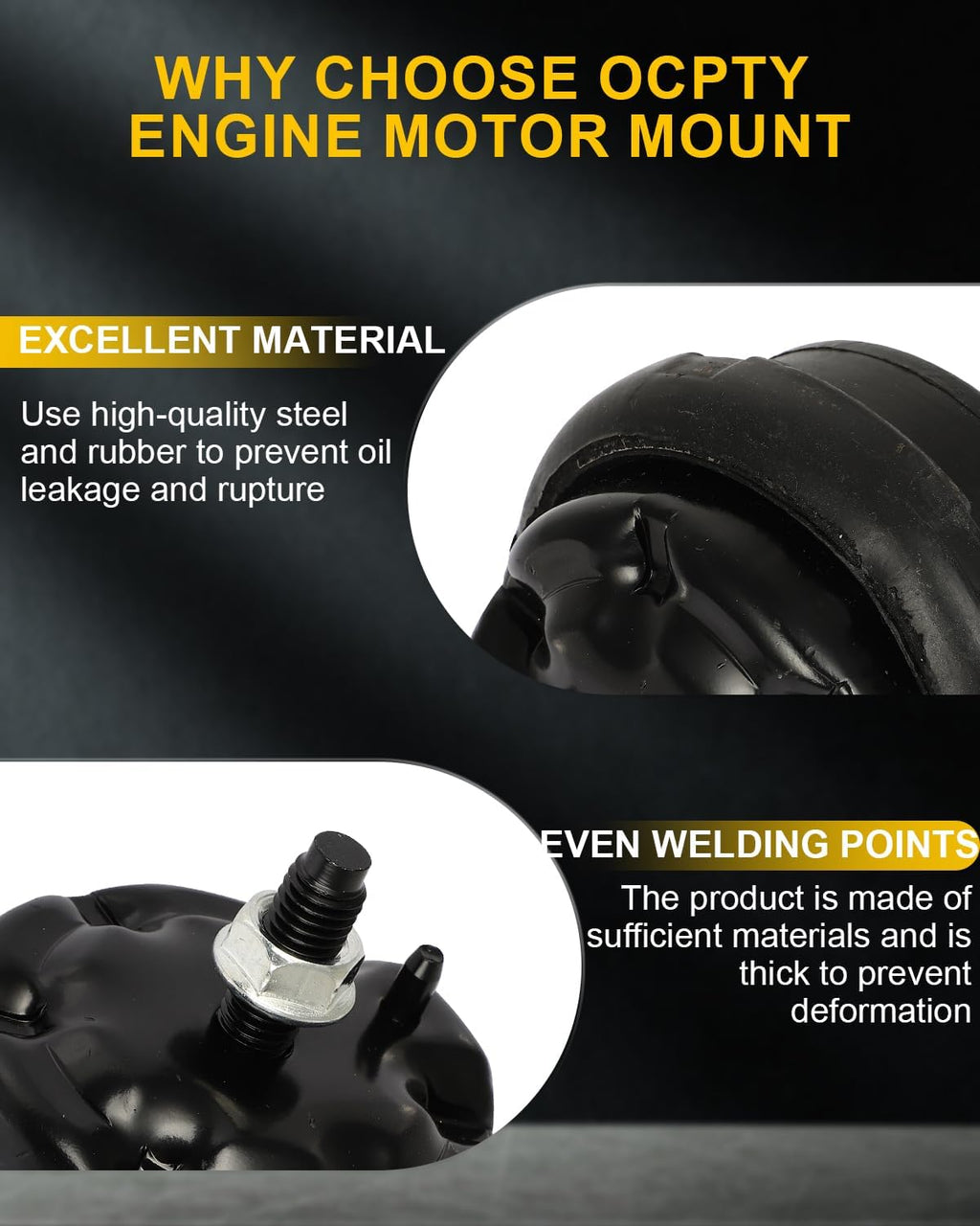 OCPTY Engine Motor Mount for Chevrolet Trailblazer & Saab 9-7X & GMC Envoy
