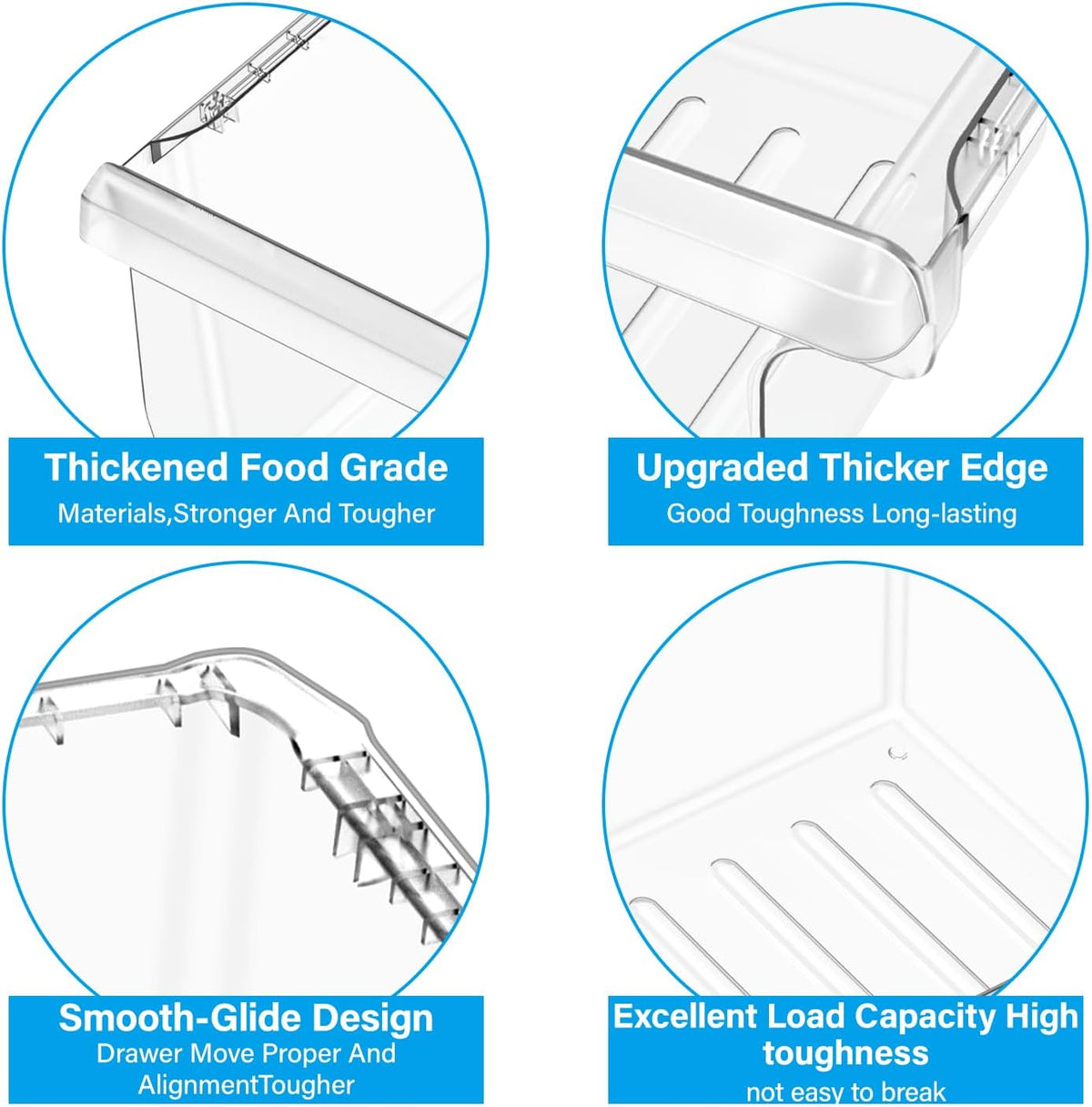 UPGRADED DA97-08693B Upper Fridge Crisper Drawer Replacement RS25J500DSR