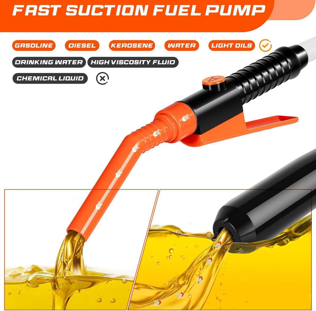 Portable Cordless Fuel Transfer Pump Battery Powered