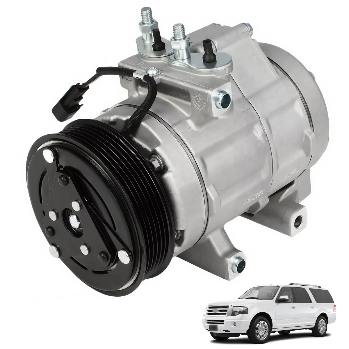 AC Compressor Fits for Ford Expedition 2007-2014, Lincoln Navigator