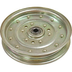 Rareelectrical Flat Idler Pulley Fits Ferris 5900708 Zero Turn