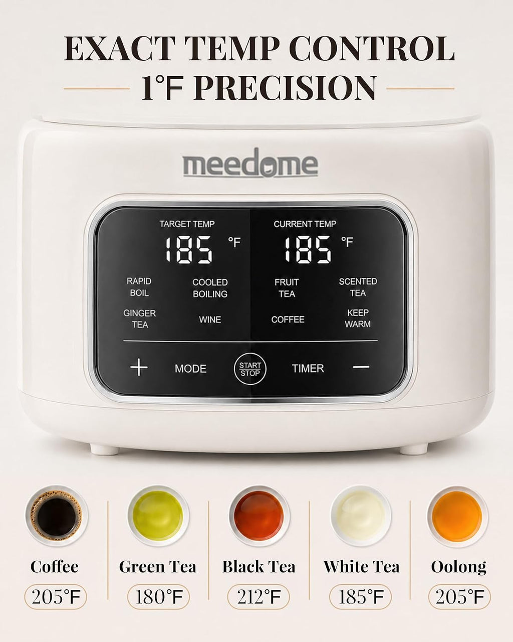 3L Electric Kettle & Beverage Dispenser with Tea Infuser