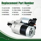 Yunnergo L81318400 Starter Compatible with 3 2004-2009 2.0L I4