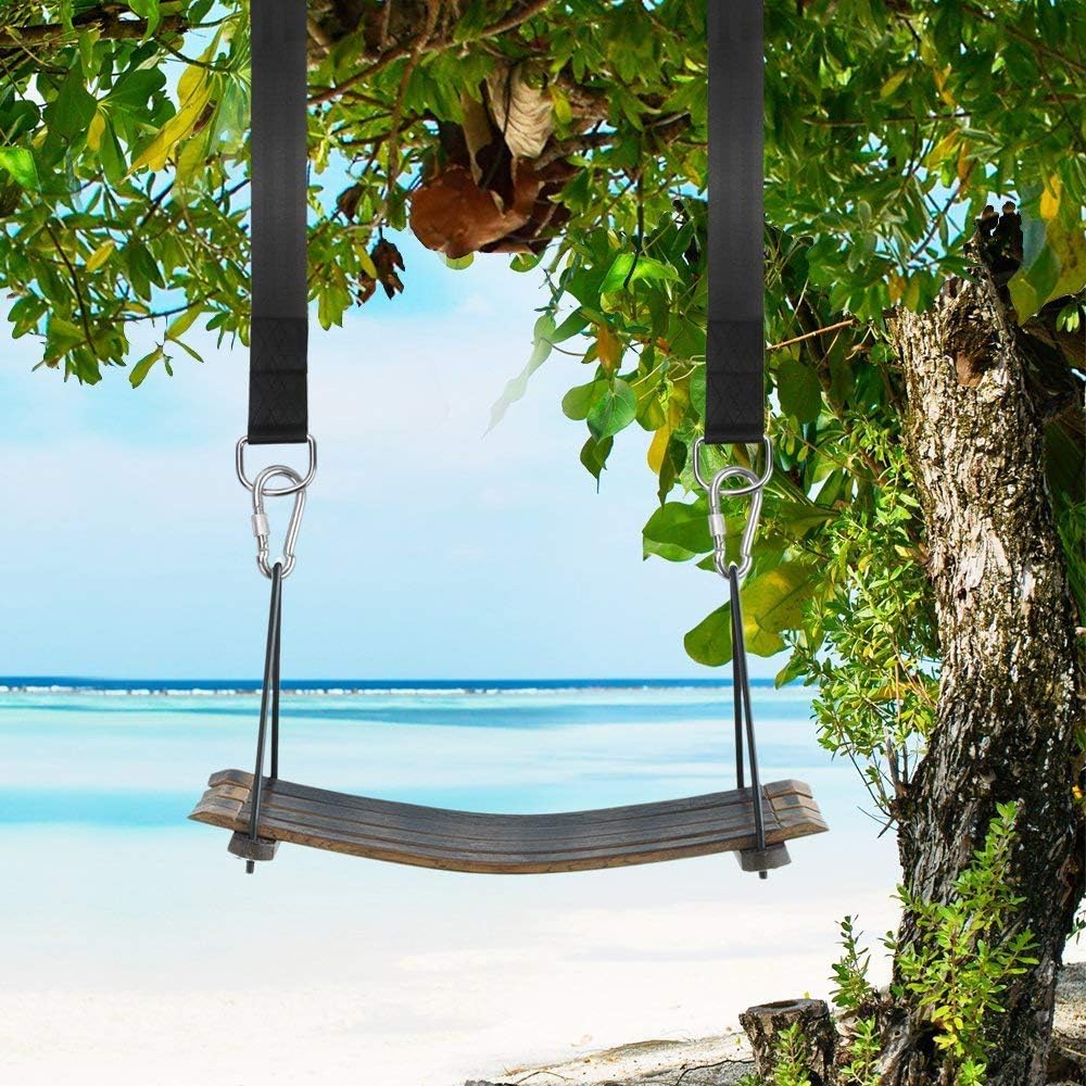 Tree Swing Hanging Straps Kit 4Ft, Robust, Reliable, and Flexible - Supports up to 2200 lbs - Effortless Setup with