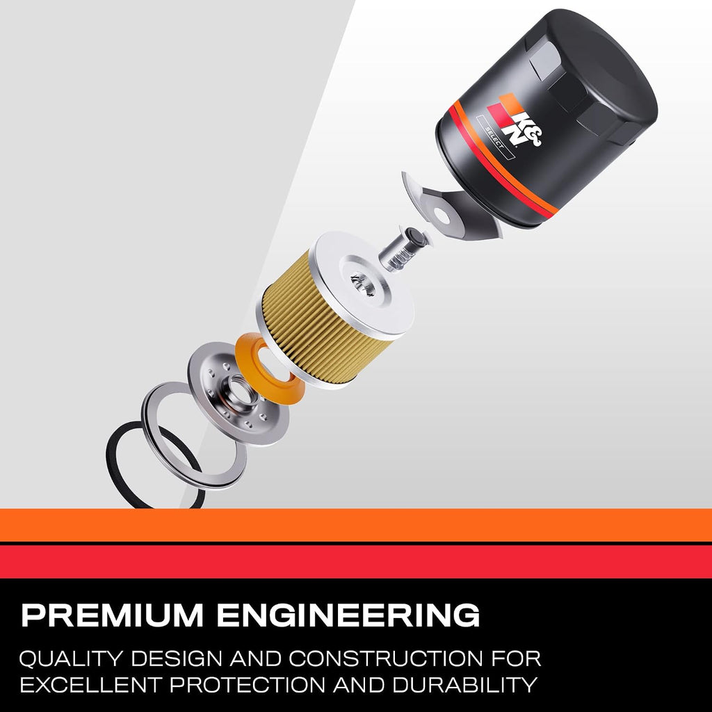 K&N Select Oil Filter: Designed to Protect your Engine, SO-2006