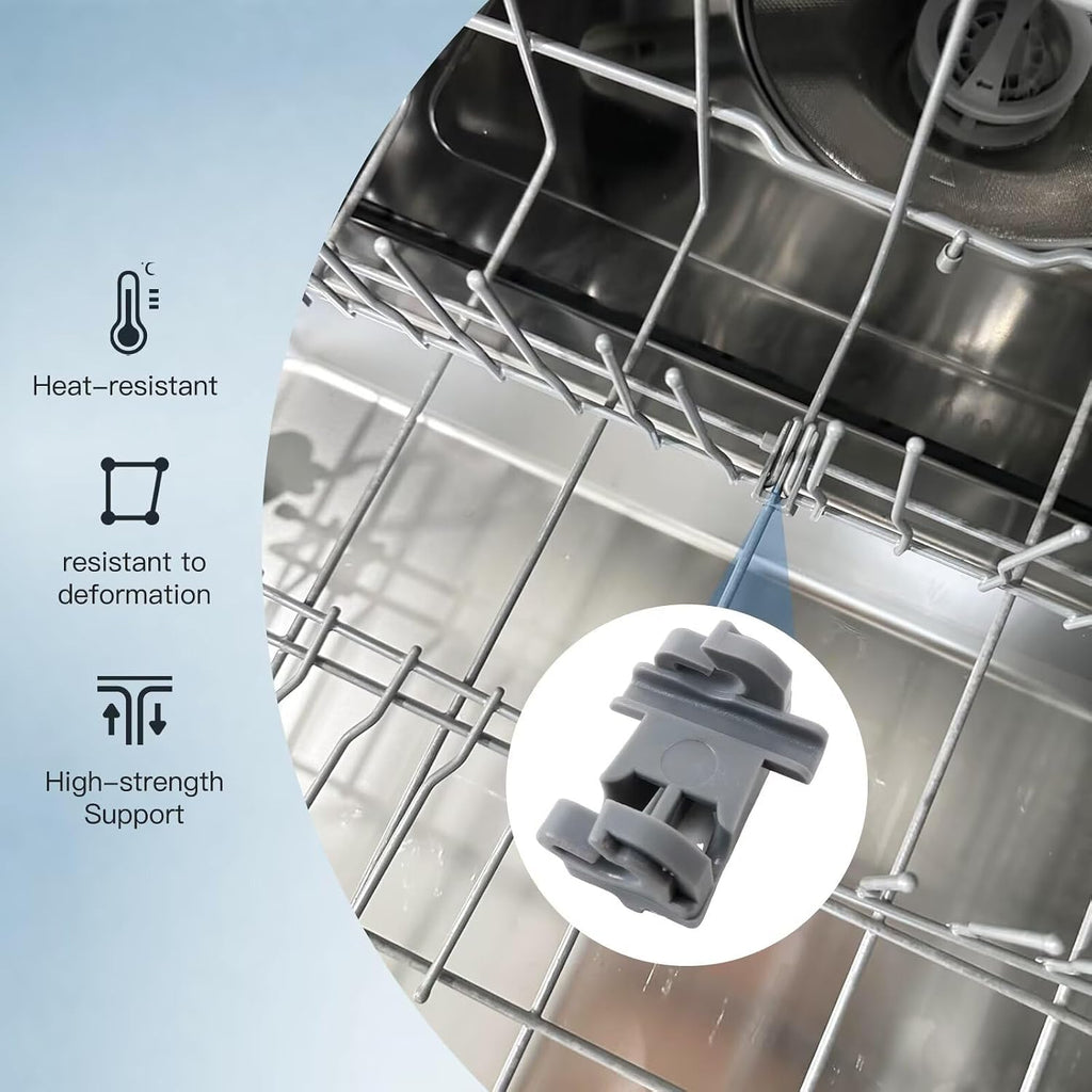 Xspeedonline 2x MEG64438801 Dishwasher Lower Rck Clip Compatible with LG LDT6809SS LDT7797BD LDT7797BM LDT7797ST LDT7808BD LDT7808BM LDT7808SS LDT7808ST LSDF9963ST Replace AP6237065 4512016 PS12081829