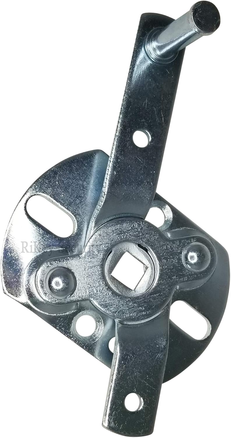 Universal Garage Door Lock Kit with Spring Latch and Keyed Handle