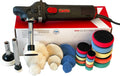Mini Rotary Car Polisher Machine Buffing with Pads and M14 Extension Shafts