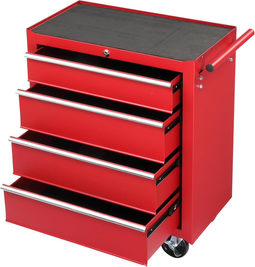 Rolling Tool Chest, Rolling Tool Box Storage Cabinet, Heavy Duty Utility Cart with Wheels, Design for Garage