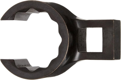 Martin Sprocket & Gear MRTBLKBC34 Martin Forged Alloy Steel 1-1/16 Opening Flare Nut 3/8" Drive Crowfoot Wrench, 12 Points Standard, 1-3/64" Length of Centers, Industrial Black Finish