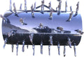 Drum Plug Style Aerator Tow-Behind Steel Blade for UTVs, ATVs, or Utility Tractors, 36" Wide - Includes 54.6" Long Plugs
