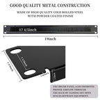 1U Brush Panel Disassembled Rack Mount Cable Management Panel, Horizontal Grommet Strip Server Rack for 19 Inch Rack